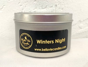 Winters night Holiday Soy Candle