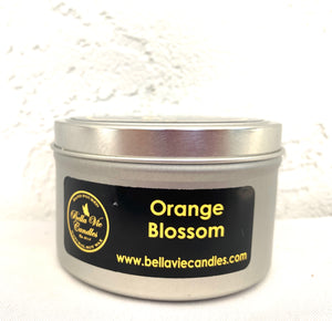 Orange Blossom Scented Soy Candle