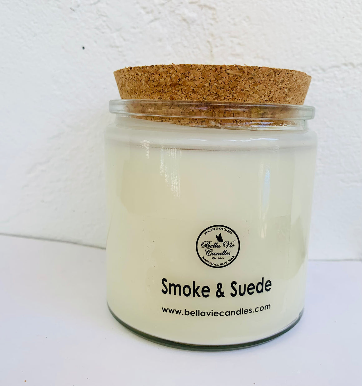 Smoke And Suede  Soy  Candle